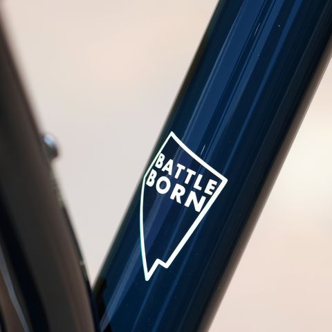 Manzanita Battle Born graphic on down tube