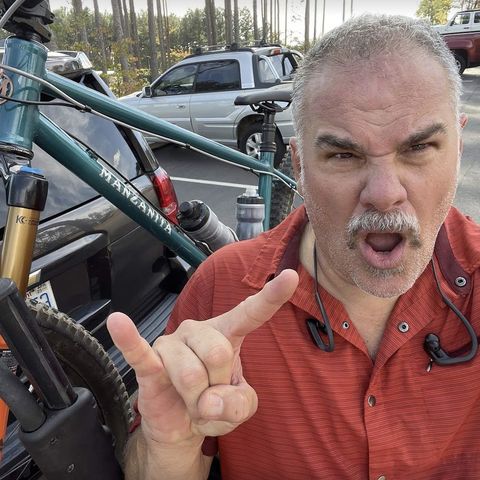 Kevin B. shows off his new Manzanita hardtail.