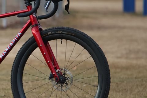 Seido MGV carbon fork is a perfect match for the Whippet